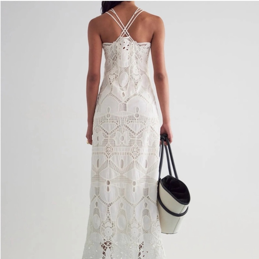 Cult Gaia White Lace Dress - Picture 3 of 11